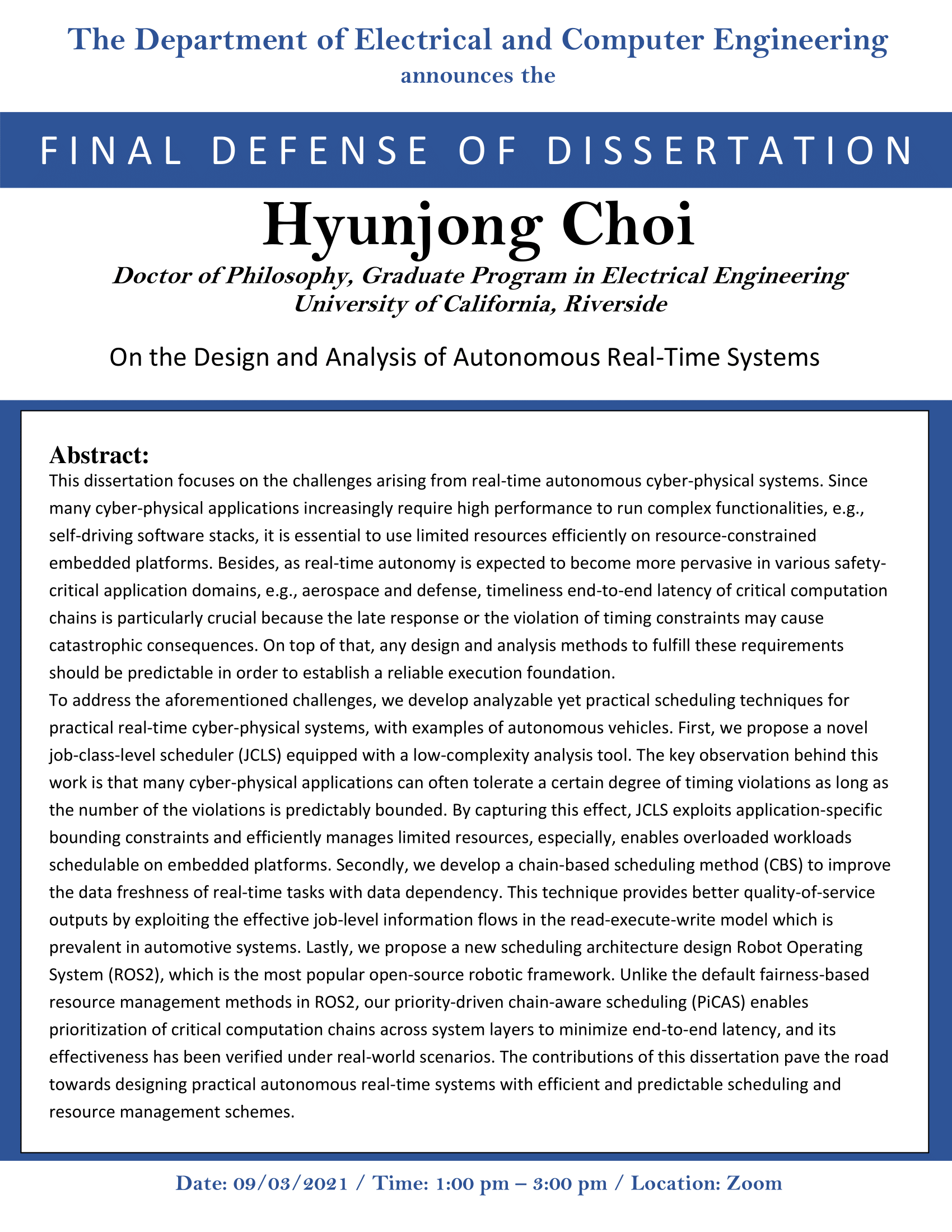 CHOI, Hyunjong PhD Dissertation Flyer UPDATED
