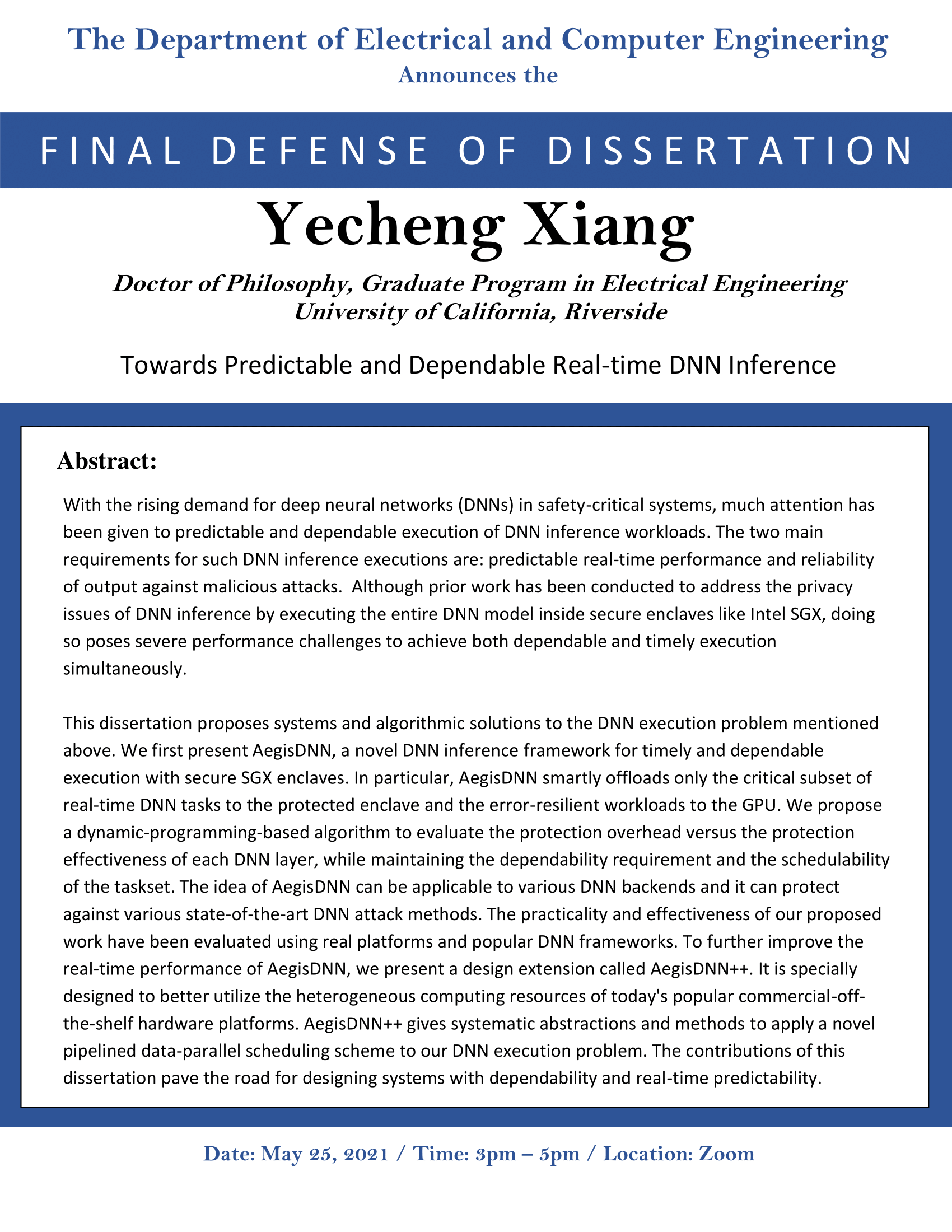 XIANG, Yecheng