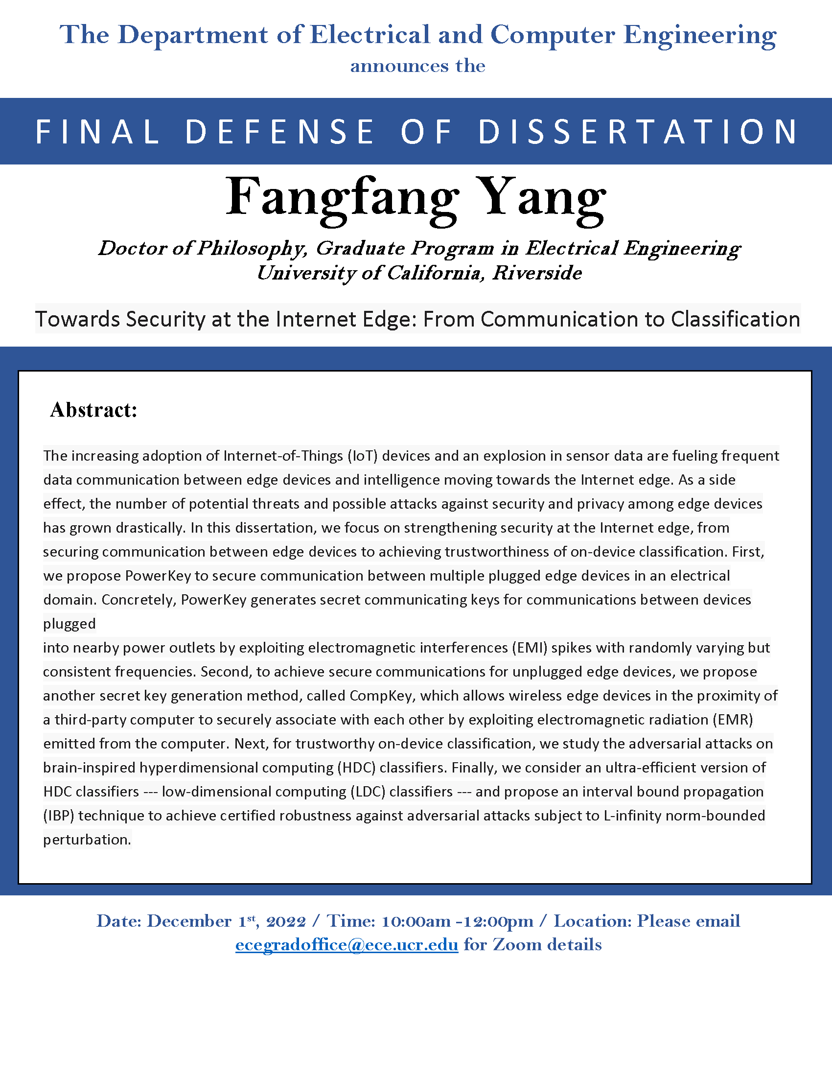 Yang, Fangfang
